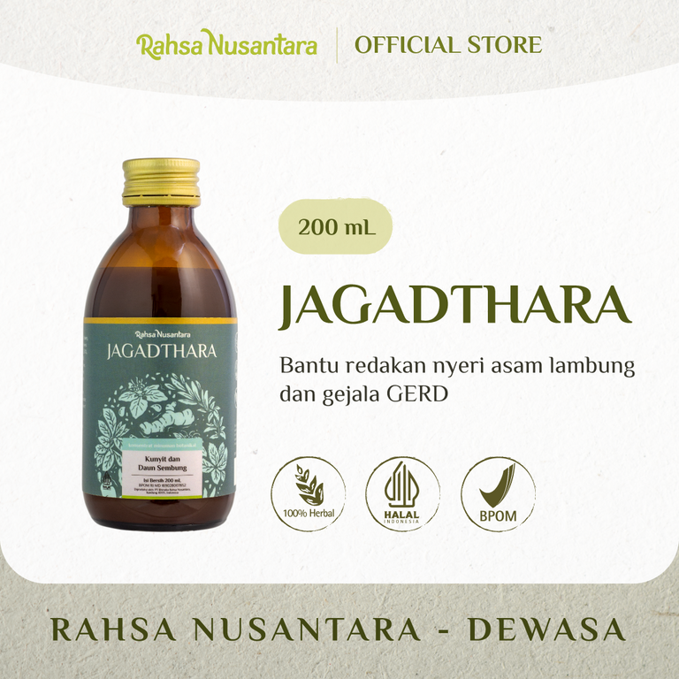 Jagadthara by Rahsa Nusantara Suplemen Herbal Jaga Lambung dari GERD