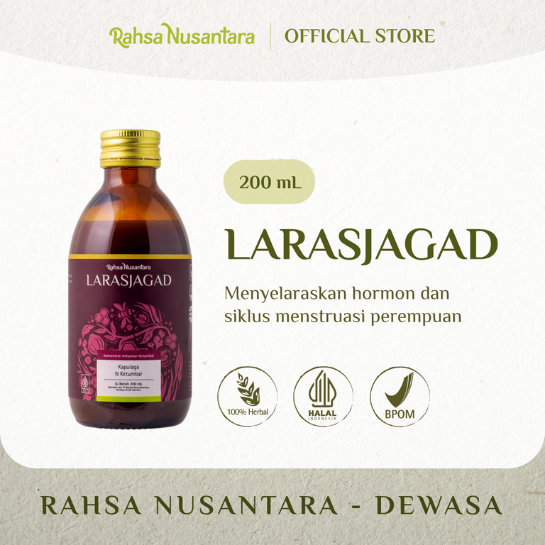 Larasjagad By Rahsa Nusantara | Herbal untuk Hormon Sehat & Haid Lancar