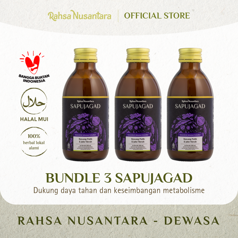 PROMO BUNDLING 3 SAPUJAGAD 200mL | BPOM by RAHSA NUSANTARA
