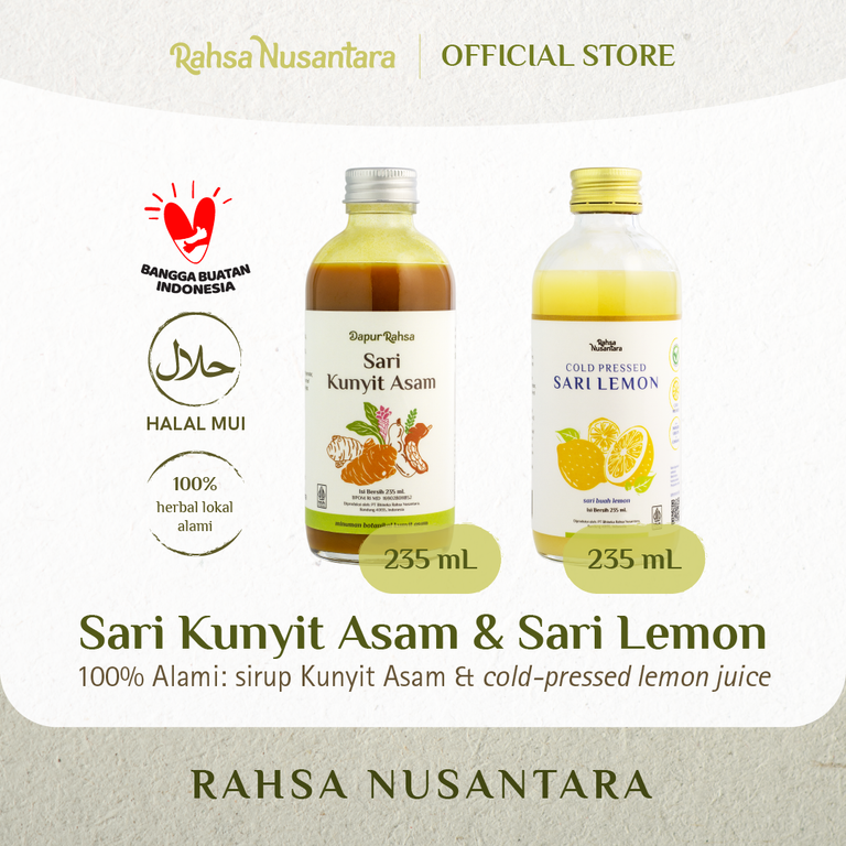 Sari Kunyit Asam dan Sari Lemon | BPOM | by Rahsa Nusantara