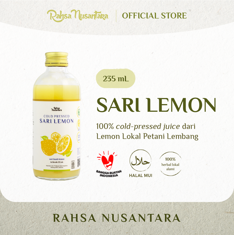 Paket Lengkap Sari Series 235mL BPOM [Gratis Gelas Sloki] | Sari Kunyit, Sari Lemon, Sari Serai Telang, Sari Jahe Merah