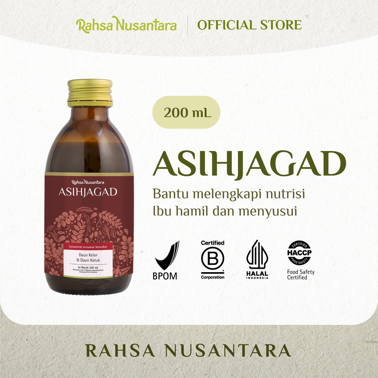 Asihjagad 200mL | Vitamin Herbal Nutrisi Ibu Promil Hamil Menyusui by Rahsa Nusantara