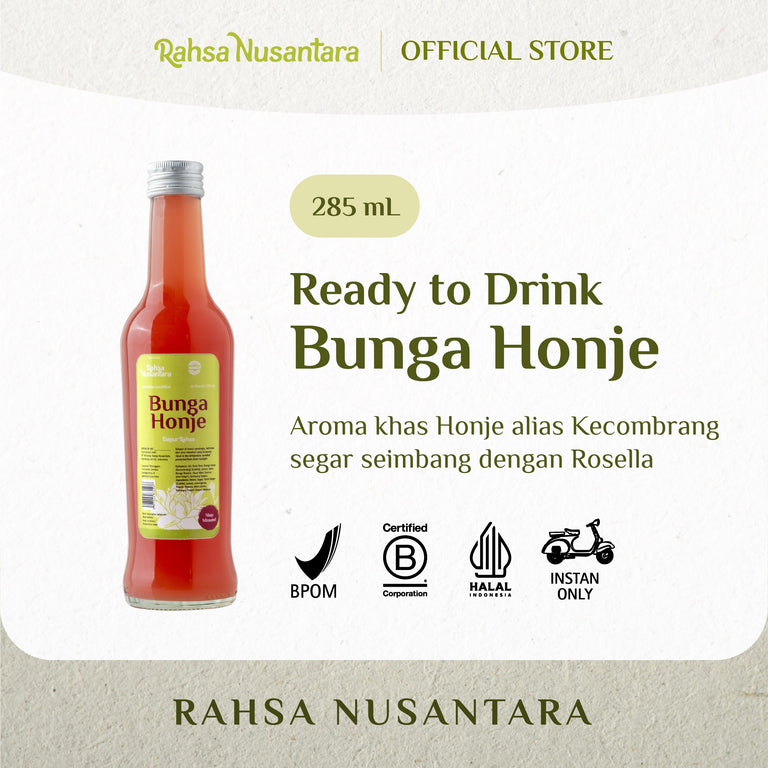 Bunga Honje Ready to Drink by Rahsa Nusantara | Instant Bandung Only