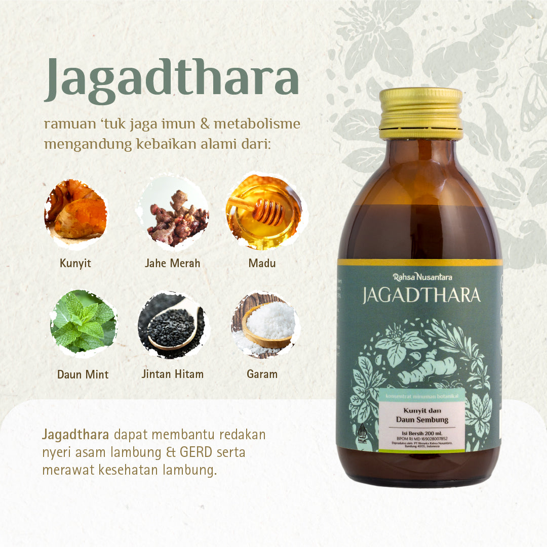 Jagadthara Mini Size by Rahsa Nusantara Suplemen Herbal Jaga Lambung dari GERD | Herba BPOM Sehat Lambung