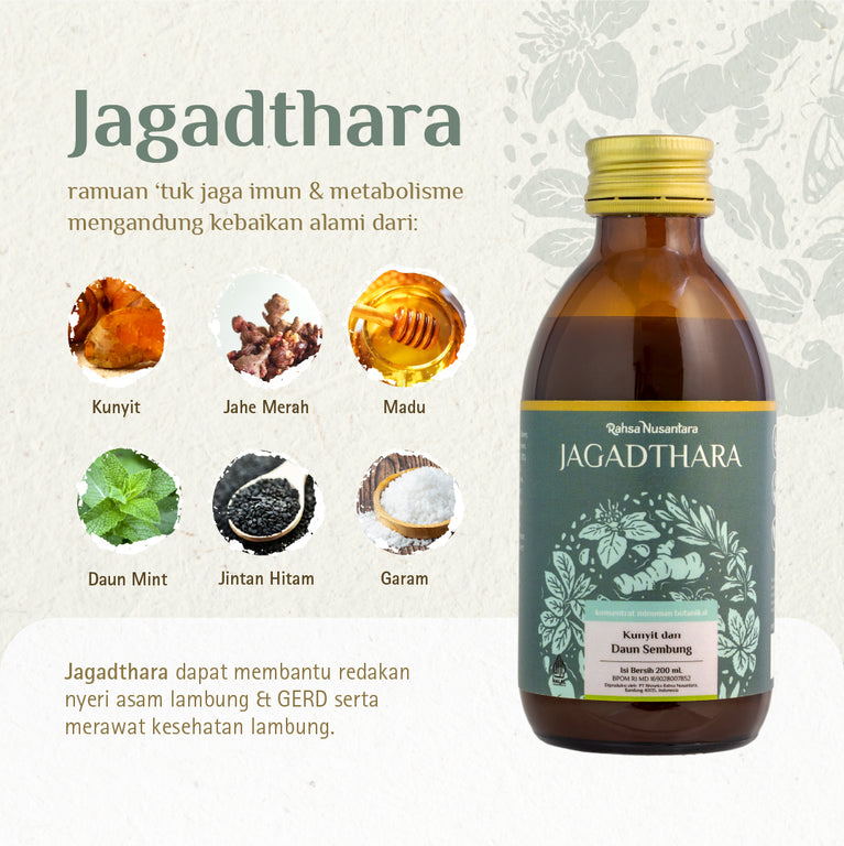 Jagadthara by Rahsa Nusantara Suplemen Herbal Jaga Lambung dari GERD