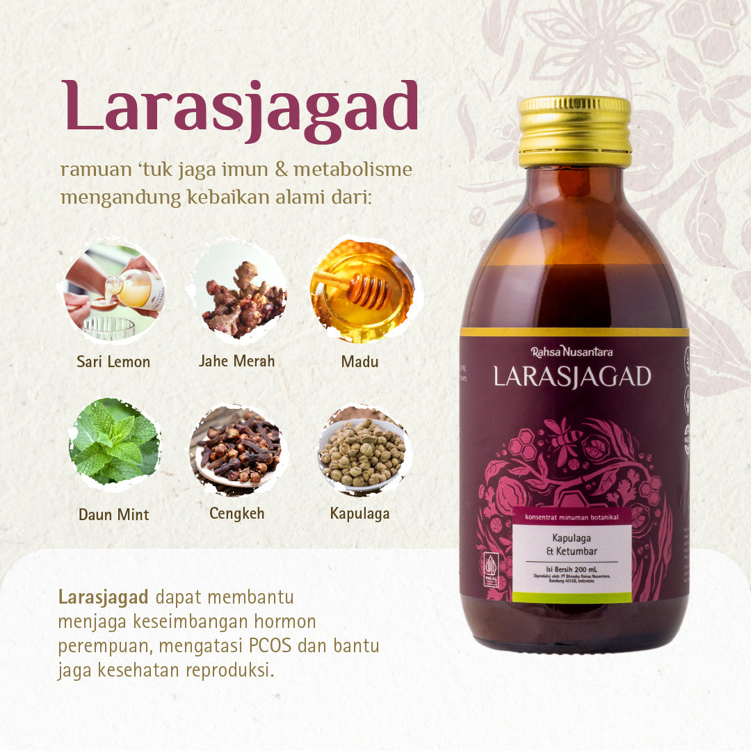 Larasjagad By Rahsa Nusantara | Herbal untuk Hormon Sehat & Haid Lancar