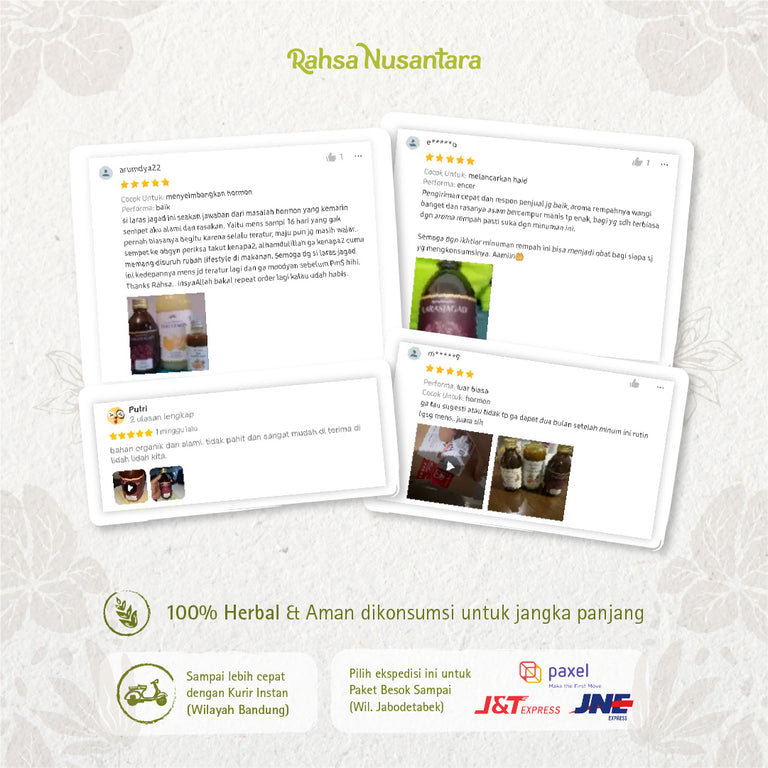Larasjagad By Rahsa Nusantara | Herbal untuk Hormon Sehat & Haid Lancar