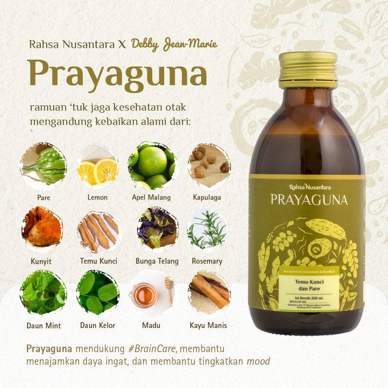 Bundling Prayaguna Series 235 mL | BPOM - Suplemen Herbal Tumbuh Kembang Otak | by Rahsa Nusantara