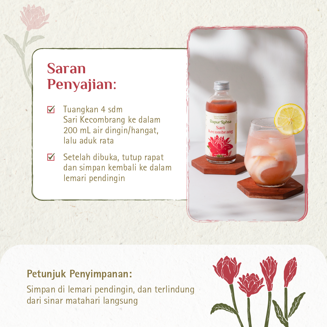 Limited Edition: Sari Kecombrang by Rahsa Nusantara | Sirup Herbal Alami