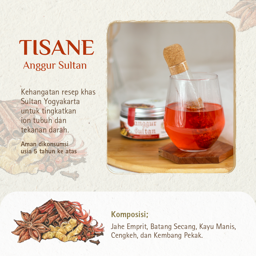 Tisane Anggur Sultan - Ukuran Jar
