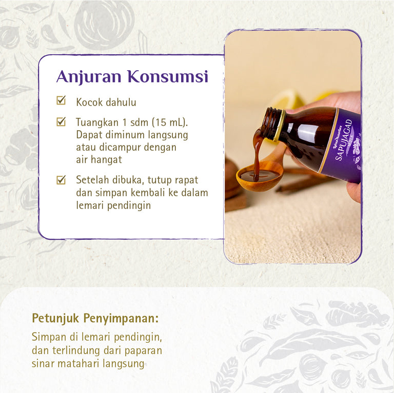 Sapujagad Mula 60mL | BPOM Rasa Lebih Ringan Jus Bawang Putih Tunggal by Rahsa Nusantara