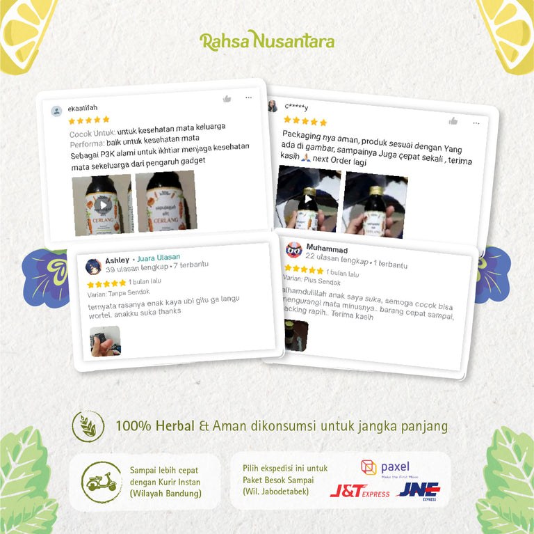 Sapujagad Alit Cerlang 100mL | BPOM - Vitamin Herbal Menjaga Kesehatan Mata Anak dari Screen Time | by Rahsa Nusantara