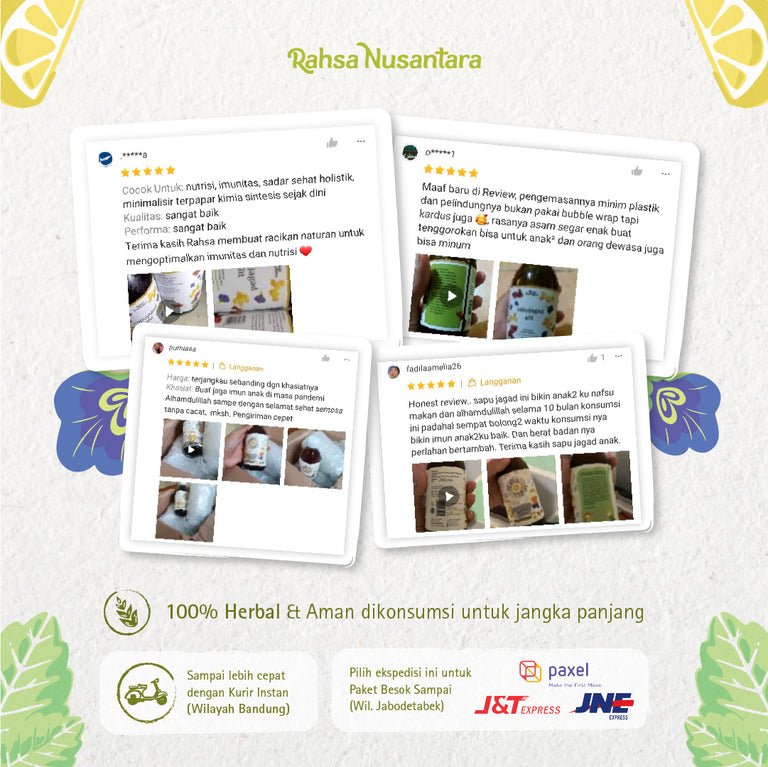 Sapujagad & Sapujagad Anak 200mL | BPOM - Vitamin Herbal Daya Tahan Tubuh | by Rahsa Nusantara