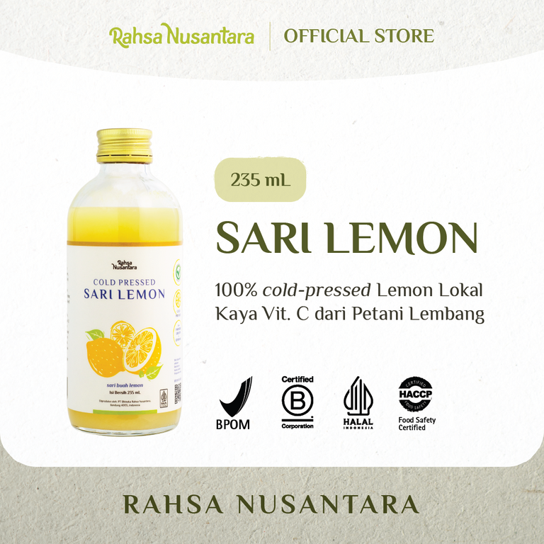 Sari Lemon | BPOM - Premium Juice Murni Lokal Asli by Rahsa Nusantara