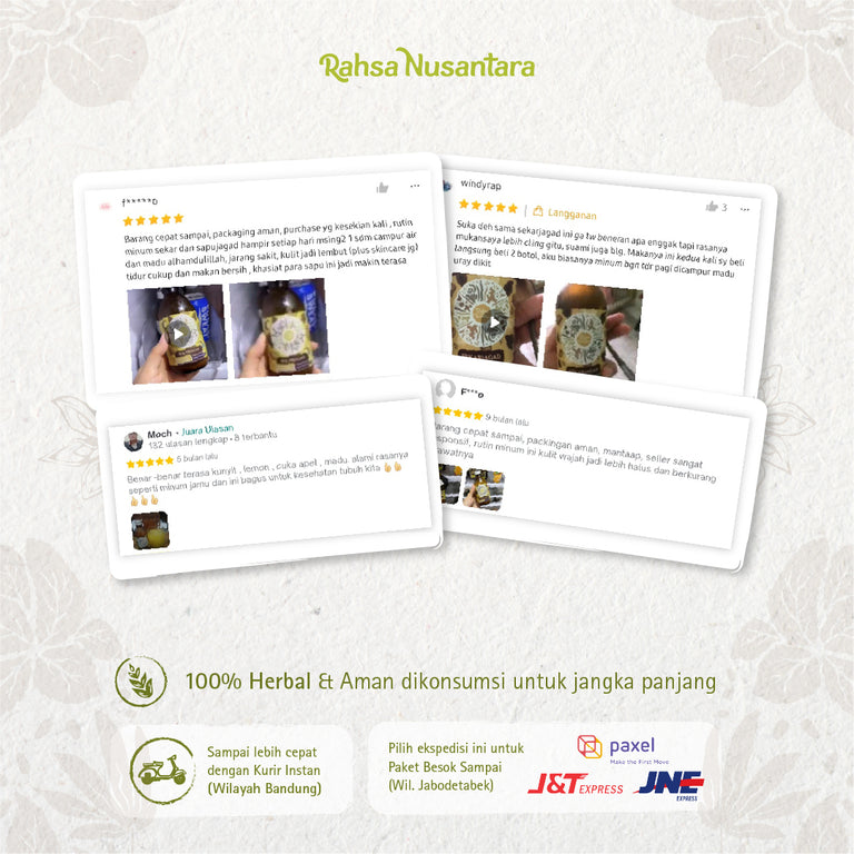 Sekarjagad 200mL | BPOM - Natural Healthy Glow Suplemen | by Rahsa Nusantara