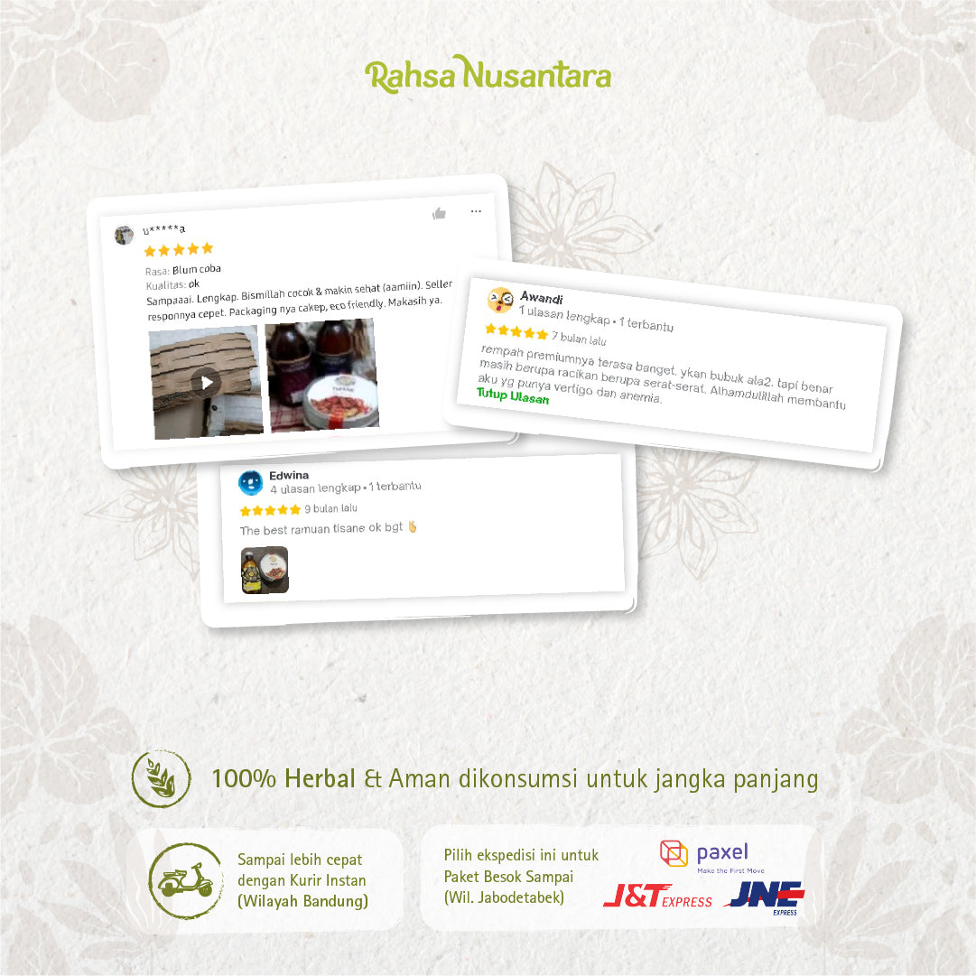Tisane Anggur Sultan - Ukuran Jar