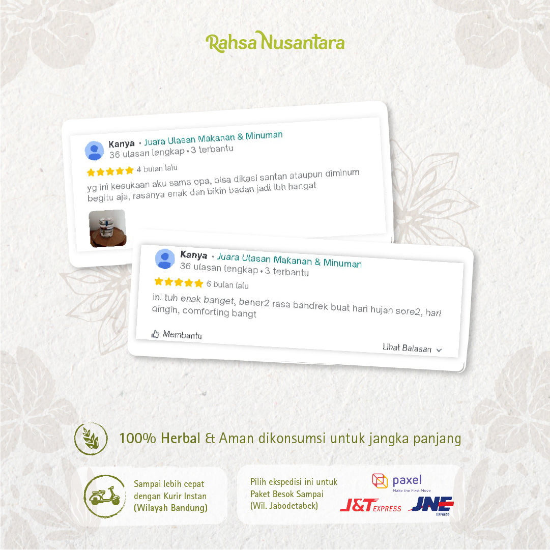 Tisane Bandrek - Ukuran Jar
