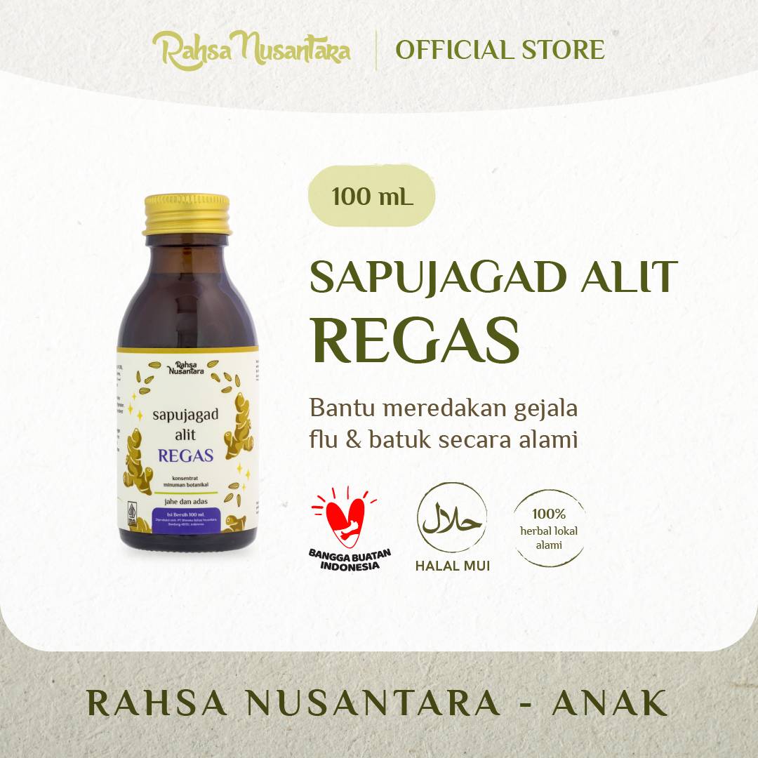 Sapujagad Alit Regas by Rahsa Nusantara | Herbal Alami Redakan Flu Batuk Pilek