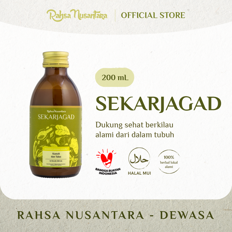 Sekarjagad 200mL | BPOM - Natural Healthy Glow Suplemen | by Rahsa Nusantara