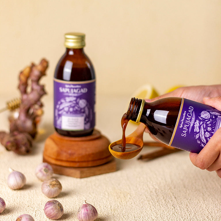 Sapujagad Mula 200mL | BPOM Rasa Lebih Ringan Jus Bawang Putih Tunggal by Rahsa Nusantara
