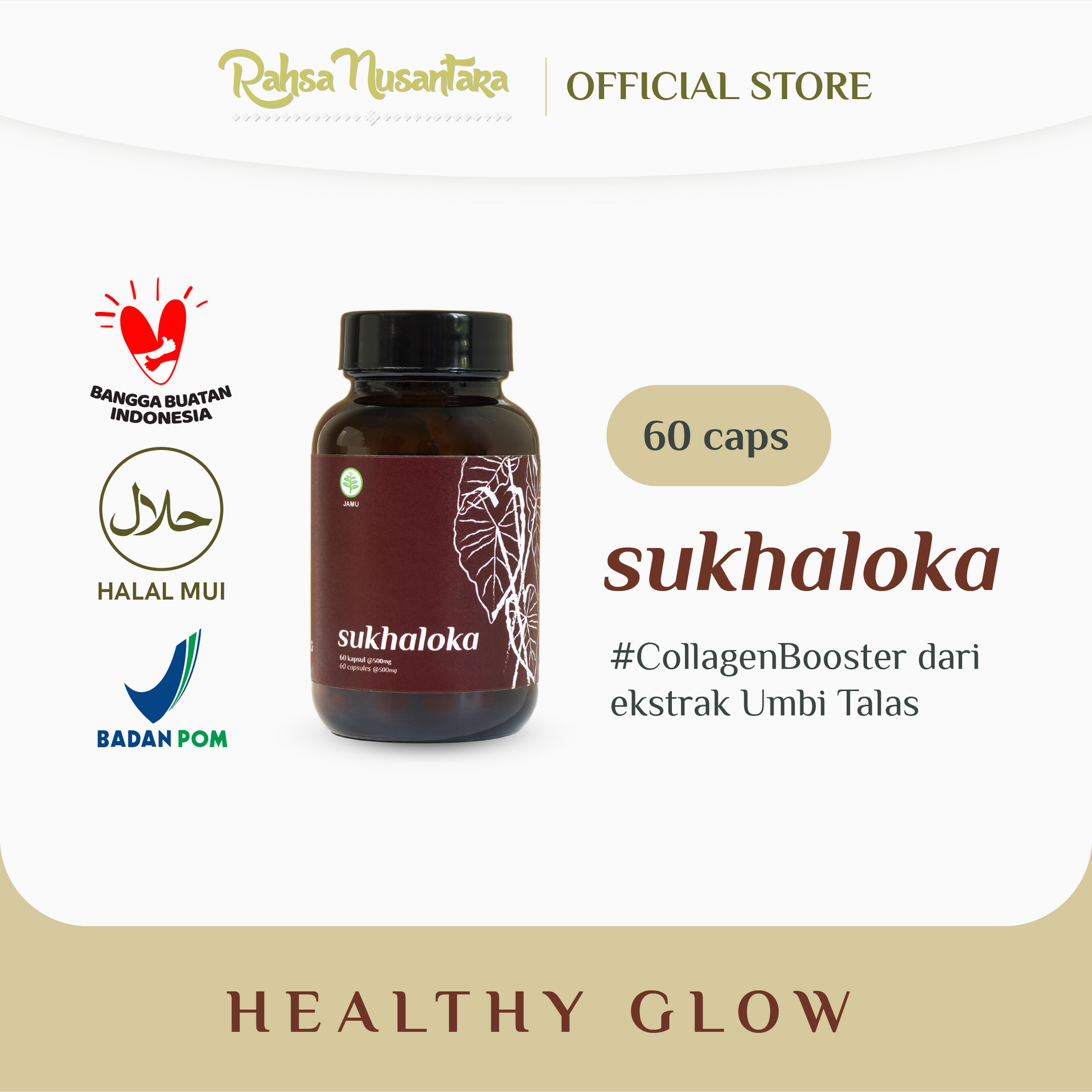 [Kamis Youthful]  Buy 2 Get 1 FREE Collagen Booster Sukhaloka | Glowing untuk awet muda