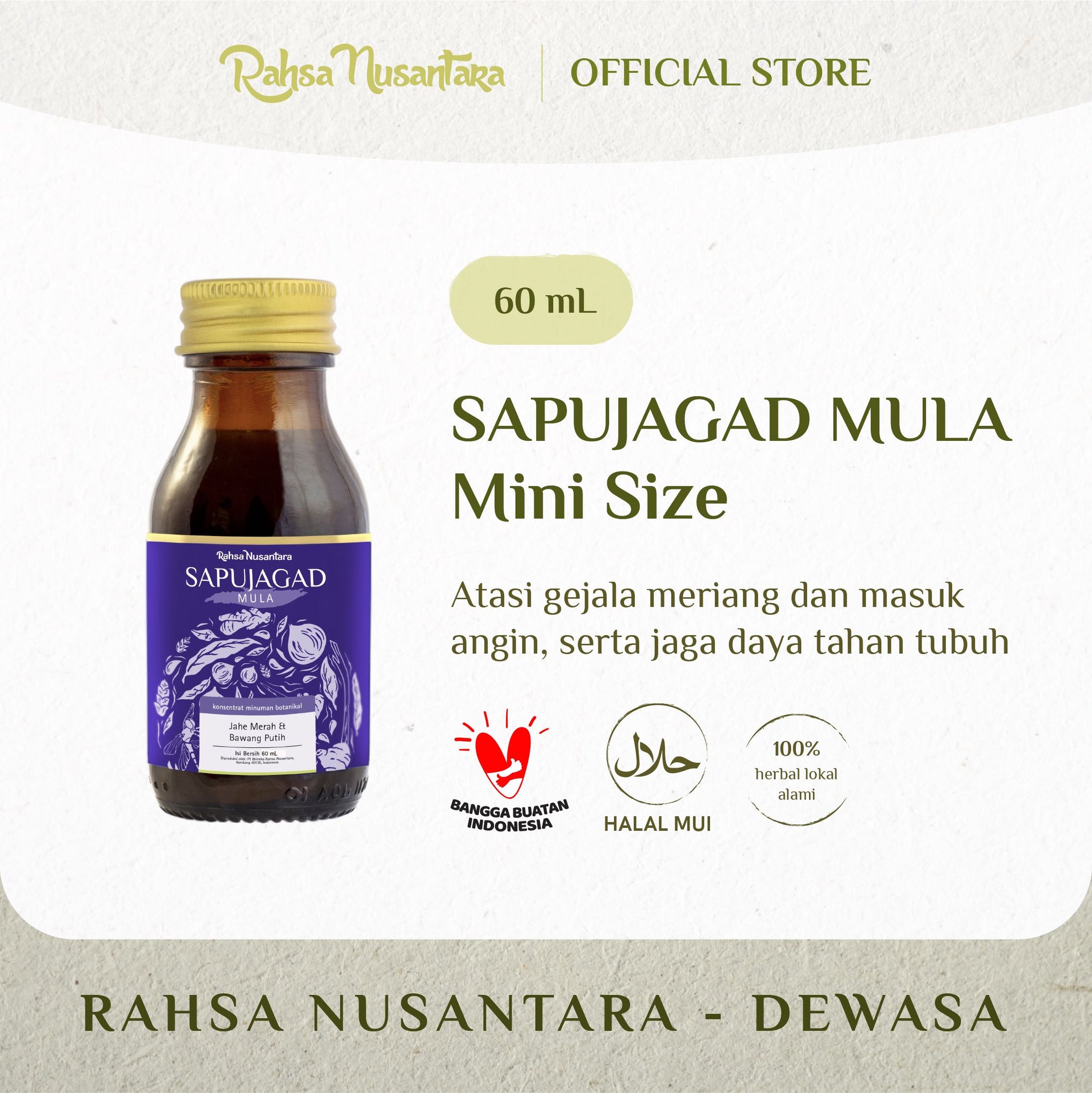 Paket Lengkap Jagad Series Mini Size | Gratis 1 Sadajiwa By Rahsa Nusantara
