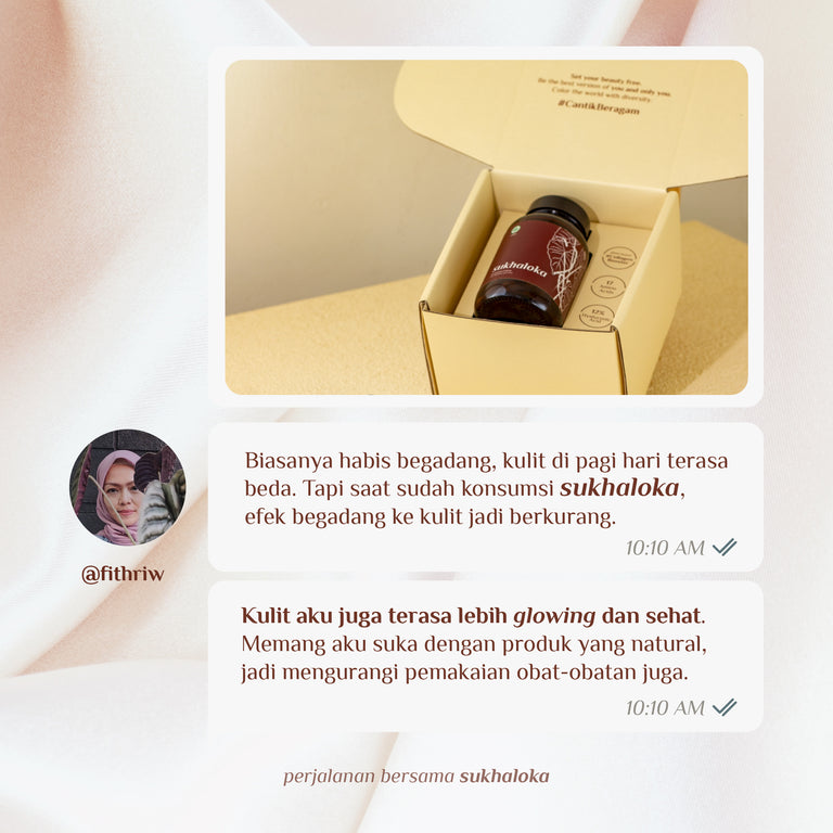 Sukhaloka 60 Capsule | BPOM - Plant-Based Collagen Booster - Healthy Glow | by Rahsa Nusantara